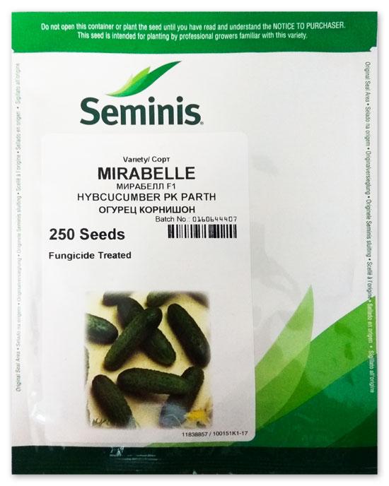 Семена Огурца Мирабелл F1, 250 семян Seminis (Голландия)