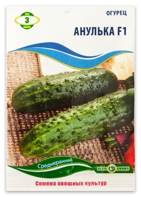 Anulka F1 cucumber seeds, 3 g.