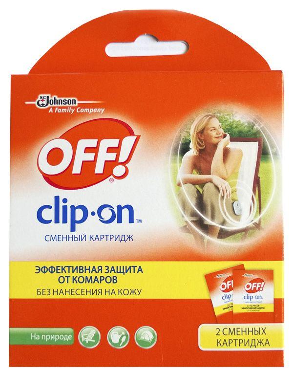 OFF Clip-On 2 replacement cartridges per pack