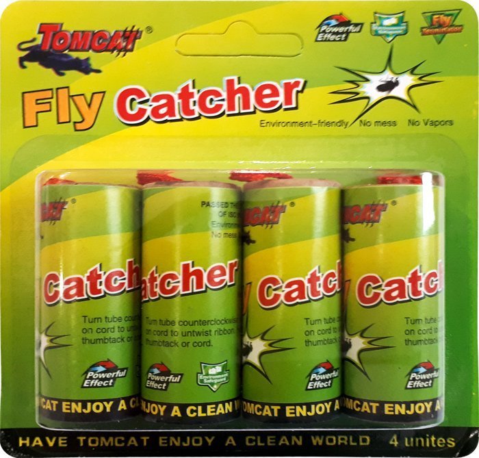 Липкая лента от мух Fly Catcher, упаковка 4 шт.
