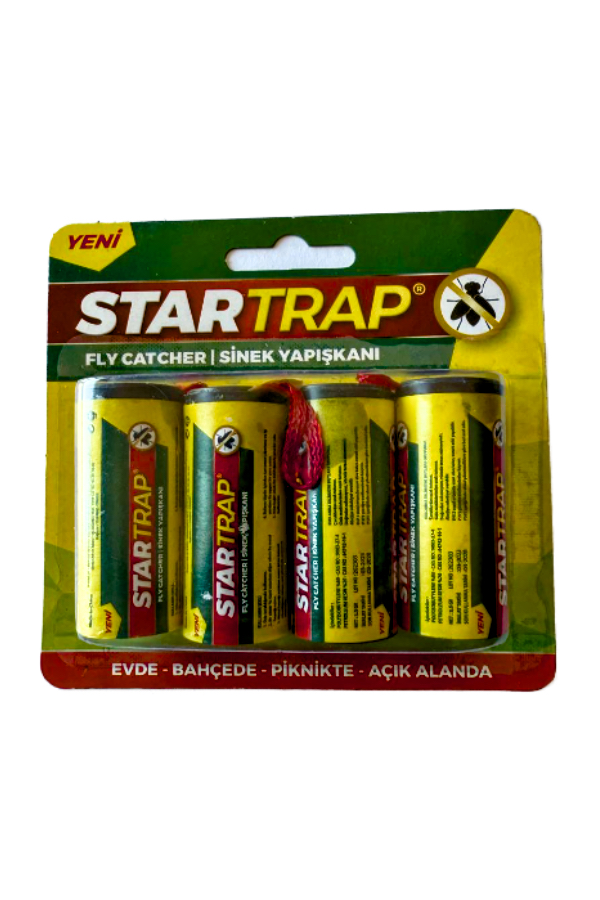 Star Trap fly tape, pack of 4
