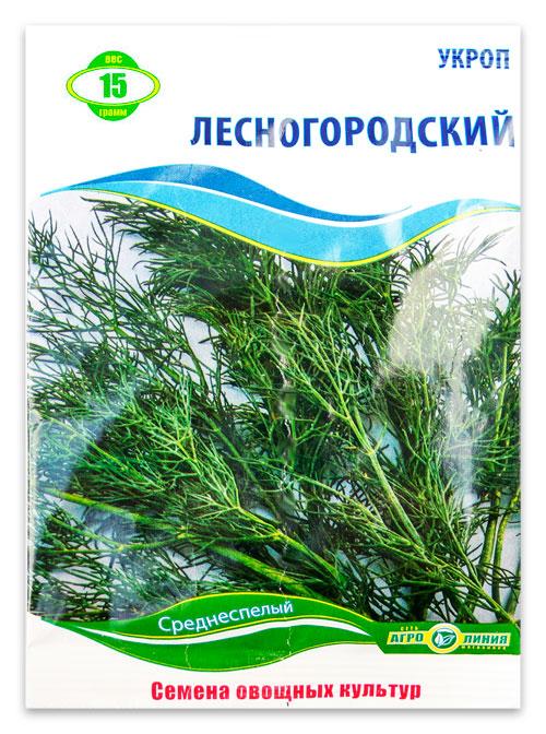 Lesnogorodsky dill seeds, 15 g.