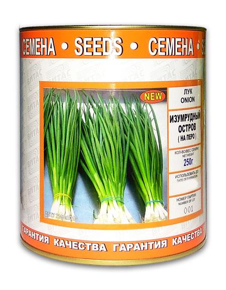 Emerald Island onion seeds (for green onions), encrusted, 250 g