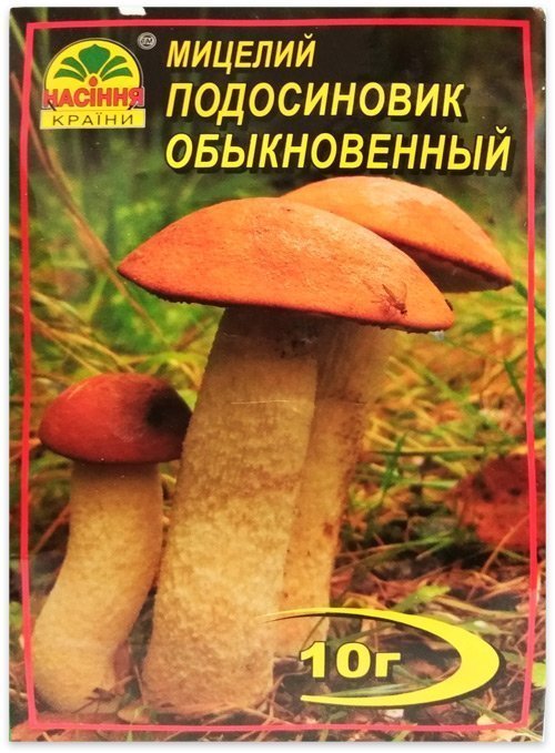 Мицелий гриба Подосиновик Обыкновенный, 10 г