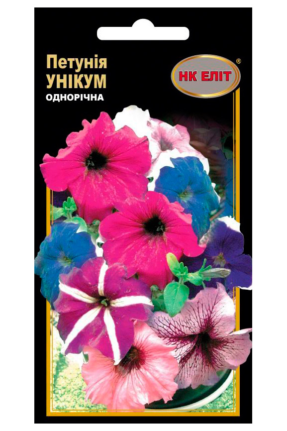 Семена цветов Петуния Уникум Смесь Цветов, 0.3 г