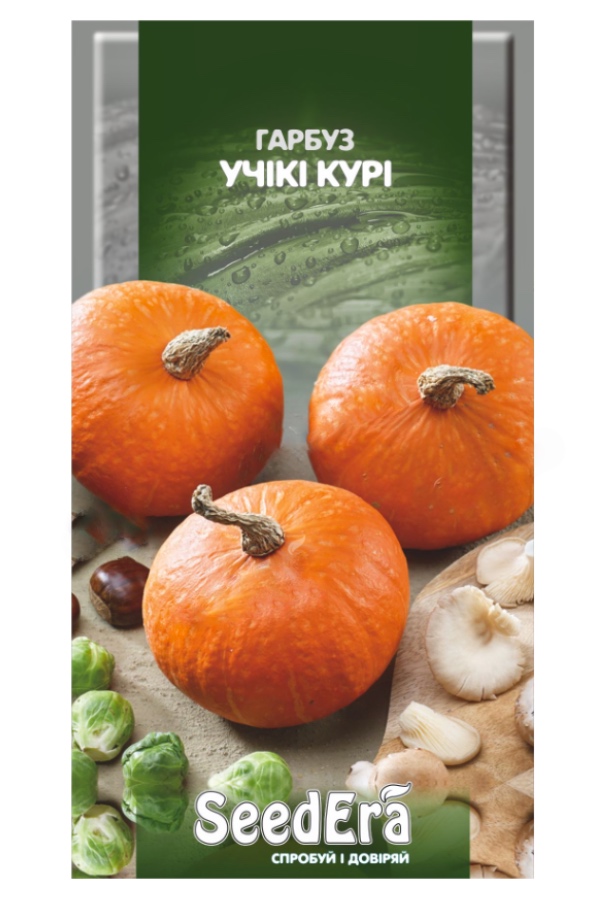 Uchiki Kuri pumpkin seeds, 3 g, Seedera