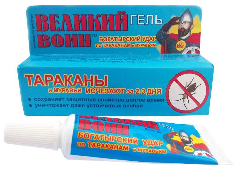 Great Warrior Gel for Cockroaches and House Ants, 80 g tube