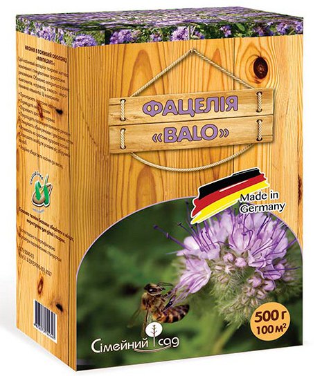 Насіння сидерату фацелія Balo 500 г | Семена сидерата фацелия Balo 500 г