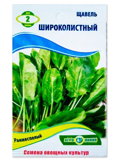 Семена щавеля Широколистный, 2 г.