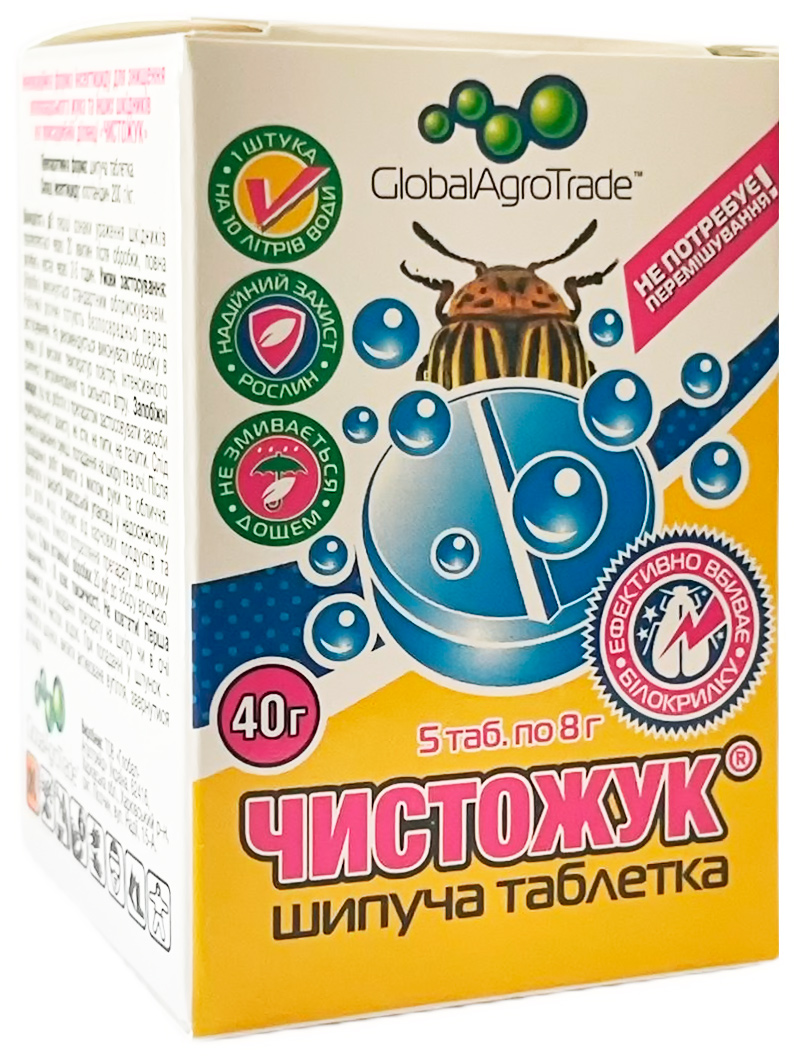 Chistozhuk 5 tablets, 8 g each