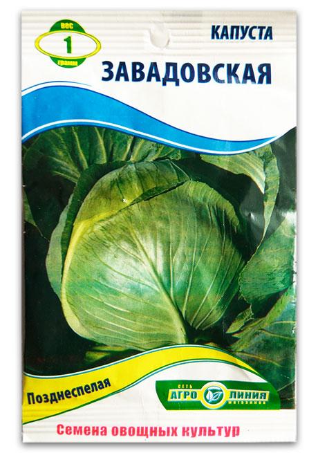Zavadovskaya cabbage seeds, 1 g.