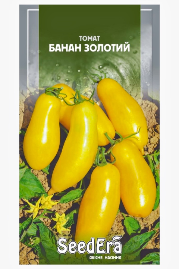 Насіння томату Банан Золотий, 0.1 г, Seedera | Семена томата «Банан Золотой», 0,1 г, Seedera