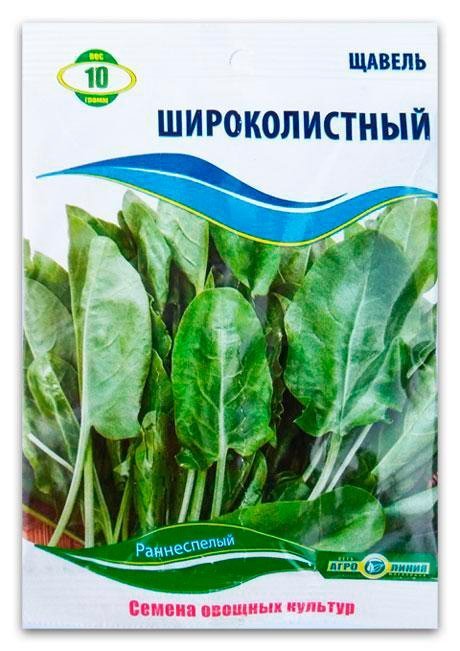 Семена щавеля Широколистный, 10 г.