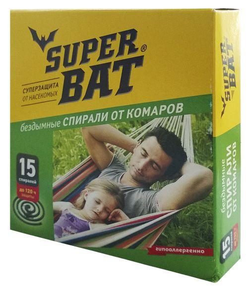 Super Bat спирали от комаров бездымные