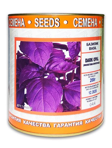 Dark Opal (purple) basil seeds, coated, 200 g