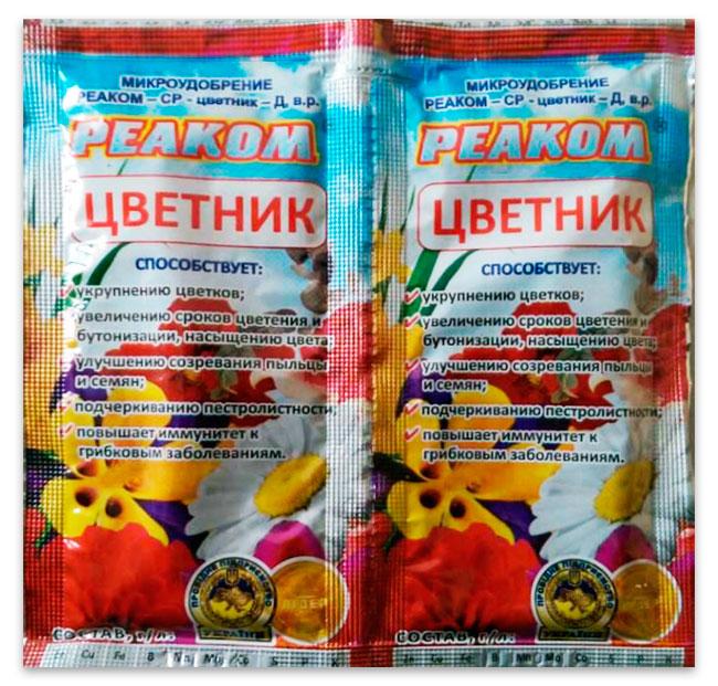 Микроудобрение Реаком Цветник, 25 мл