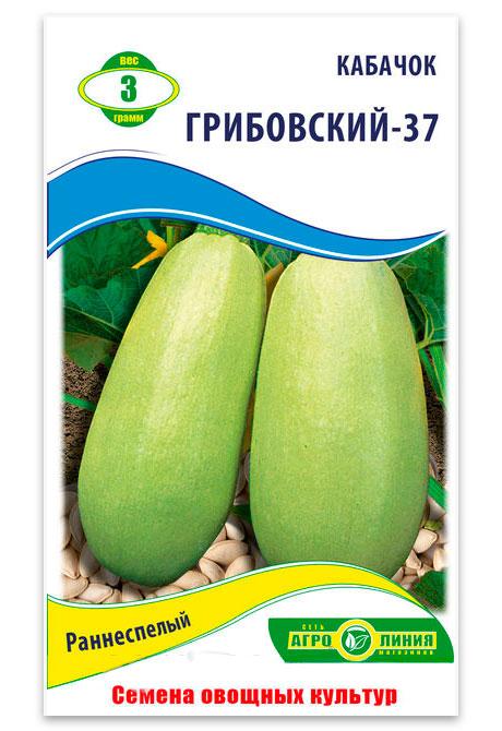 Семена кабачка Грибовский 37, 3 г.