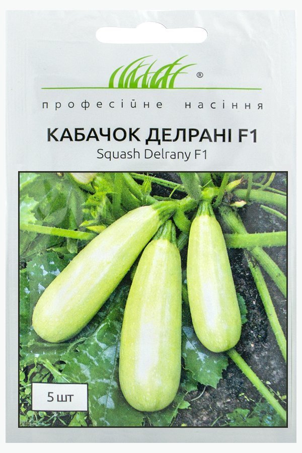 Семена кабачка Делрани F1, 5 семян Wing Seed (Голландия)