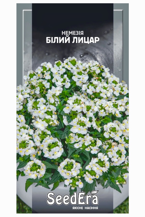 Nemesia White Knight Flower Seeds, 0.1 g, Seedera