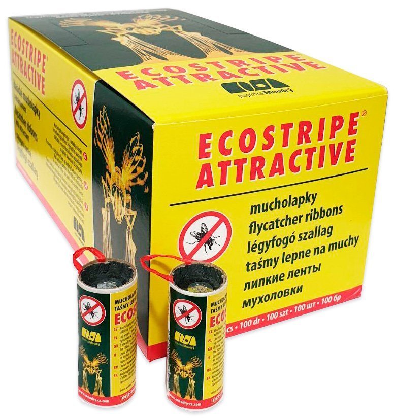 Липкая лента от мух Ecostripe Attractive