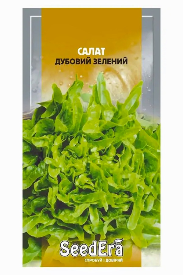 Семена салата Дубовый Зеленый, 1 г, Seedera