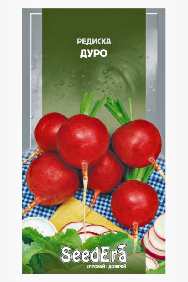 Насіння редиски Дуро, 2 г, Seedera | Семена редиса Дуро, 2 г, Seedera