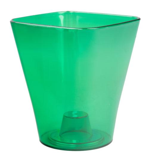 "Quadro" orchid pot (plant stand), green, 130x90x150, capacity 1.3 L
