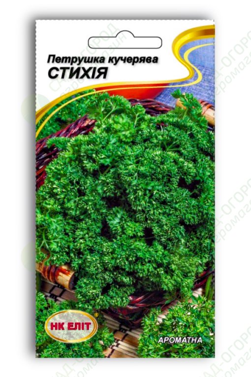 Семена петрушки кучерявая Стихия, 2 г