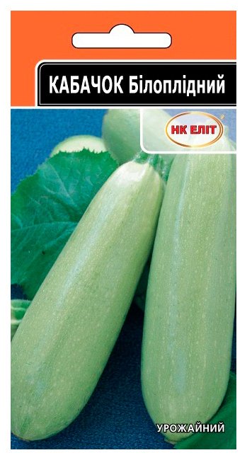 White-fleshed zucchini seeds, 20 pcs