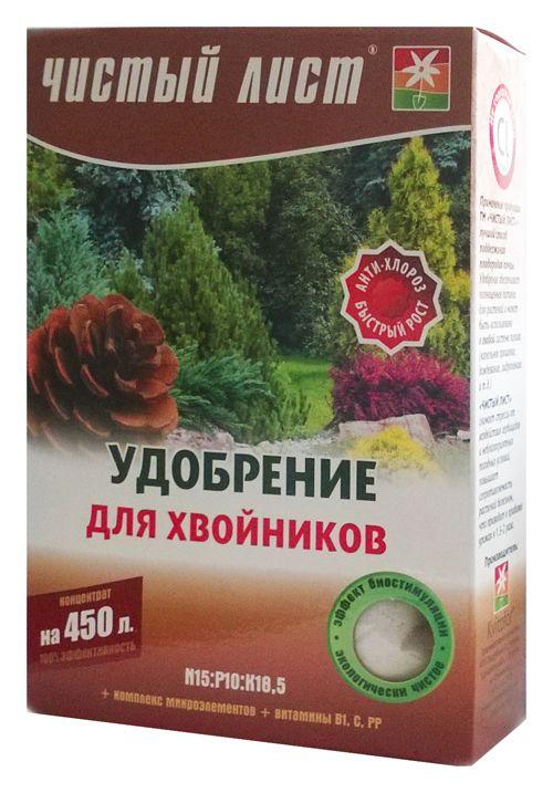 Чистый лист кристаллическое удобрение для хвойников, 300 г