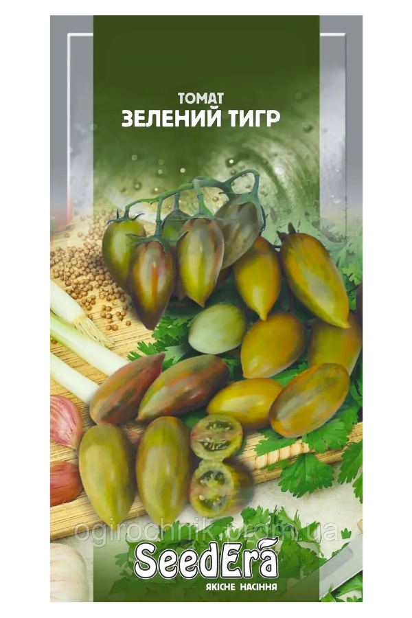 Насіння томату Зелений Тигр, 0.1 г, Seedera | Семена томата Зеленый Тигр, 0,1 г, Seedera