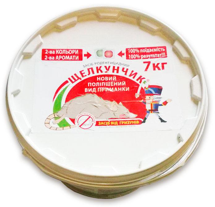 Щелкунчик тестовая приманка от крыс и мышей, 7 кг