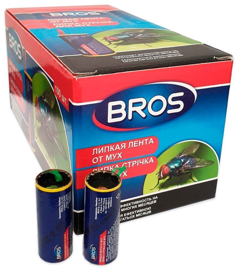 Липкая лента от мух BROS, Польша