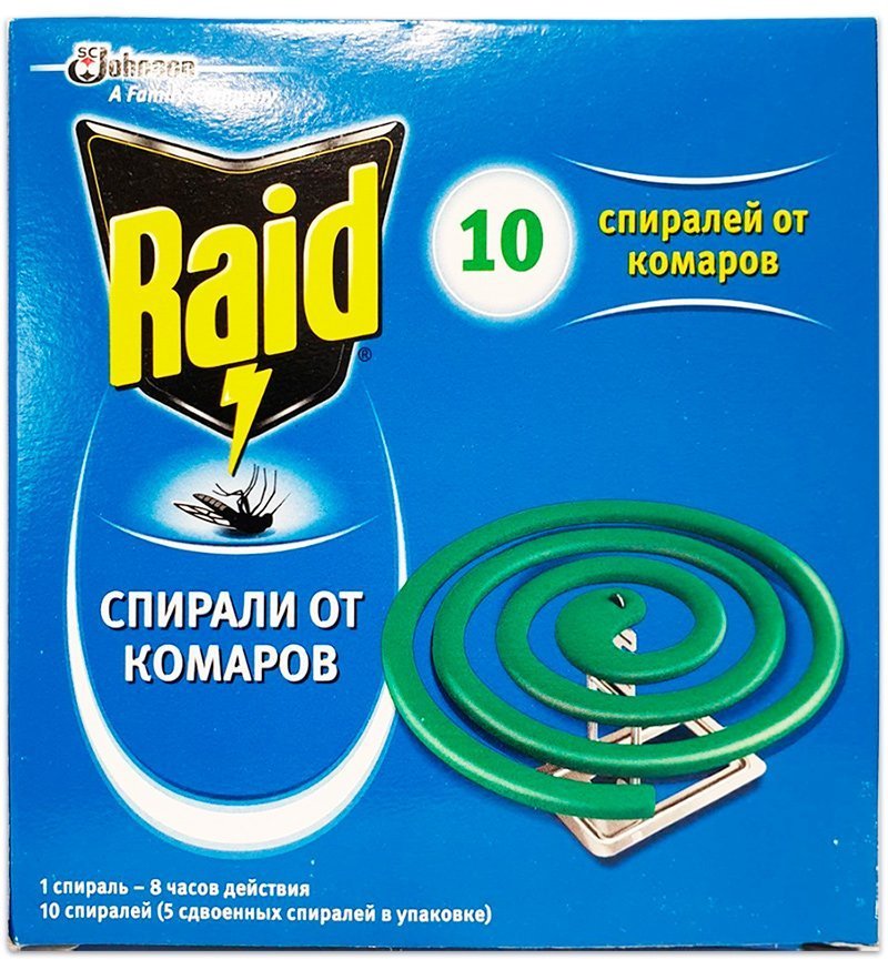 RAID mosquito coils, 10 pcs