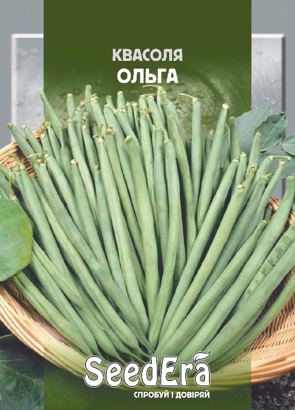 Насіння квасолі спаржева кущова Ольга, 20 г, Seedera | Семена фасоли спаржевой кустовой Ольга, 20 г, Seedera
