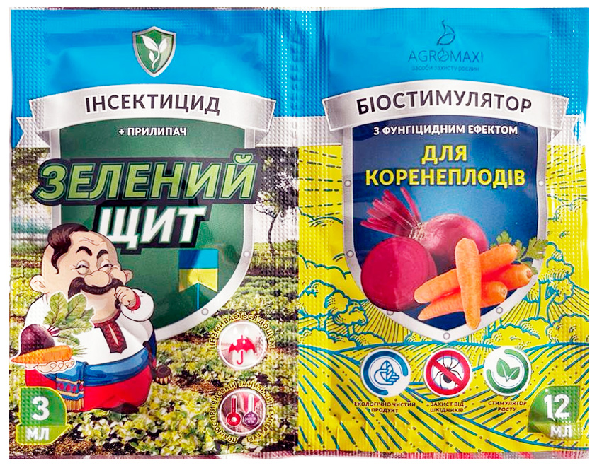 Зеленый щит для корнеплодов ( моркови и свеклы) 12 мл + 3 мл