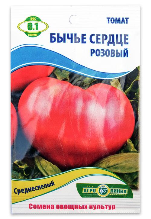 Bull's Heart Pink tomato seeds, 0.1 g