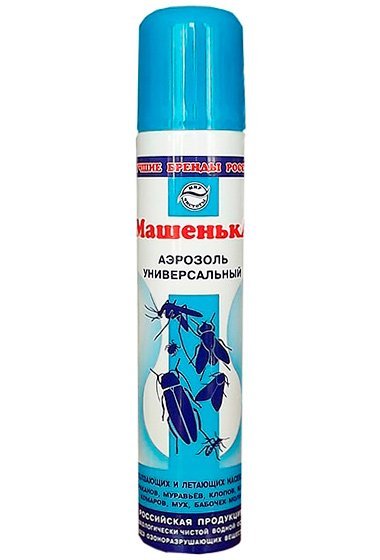 Машенька аэрозоль универсальный от ползающих и летающих насекомых 180 мл