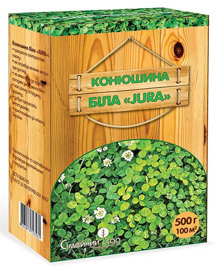 Семена сидерата клевер белый Jura 500 г