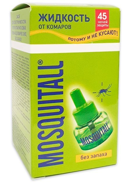MOSQUITALL (Mosquitol) mosquito repellent liquid, Universal Protection for 45 nights