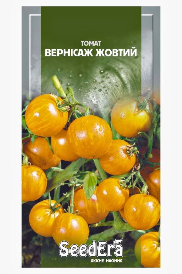 Насіння томату Вернісаж Жовтий, 0.1 г, Seedera | Семена томата Вернисаж Желтый, 0.1 г, Seedera