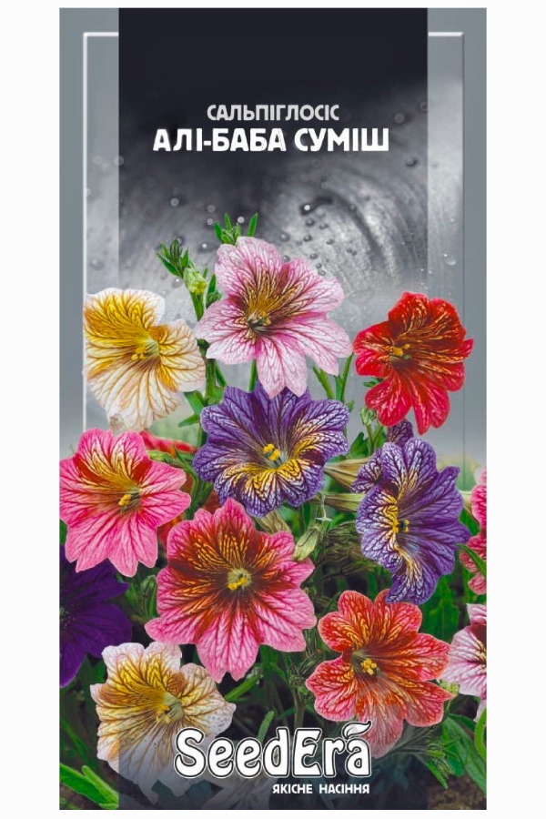 Семена цветов Сальпиглосис Али-Баба Смесь, 0.1 г, Seedera