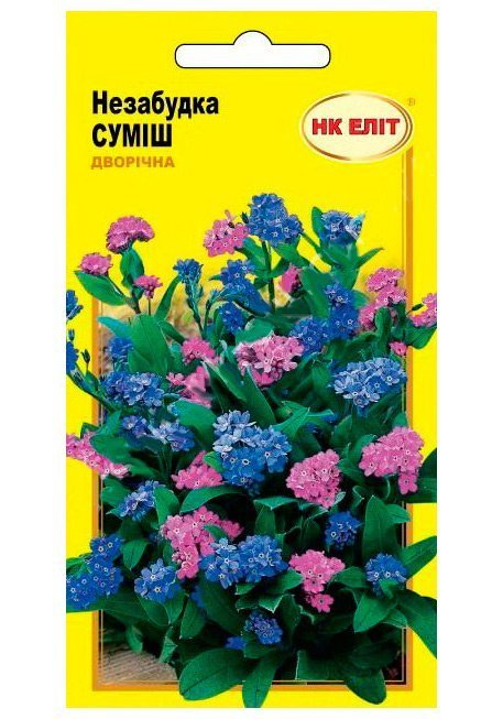Forget-Me-Not Flower Seeds, Blue-Pink Mix, 0.1 g