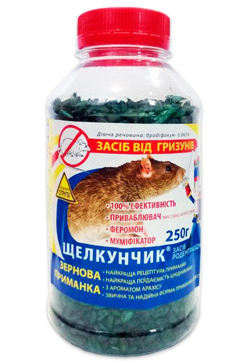 Щелкунчик зерно с масляно- арахисовым привлекателем 250 г