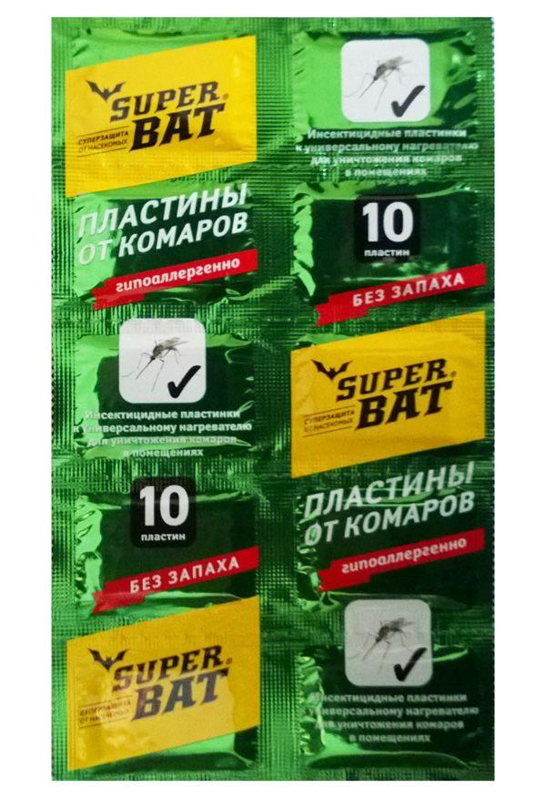 Super Bat odorless green mosquito repellent strips