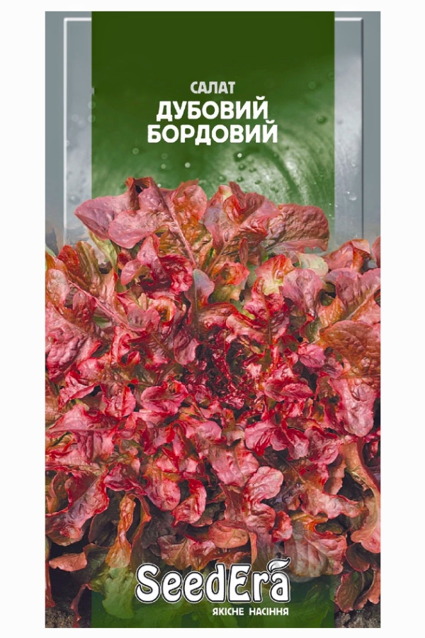 Семена салата Дубовый Бордовый, 1 г, Seedera